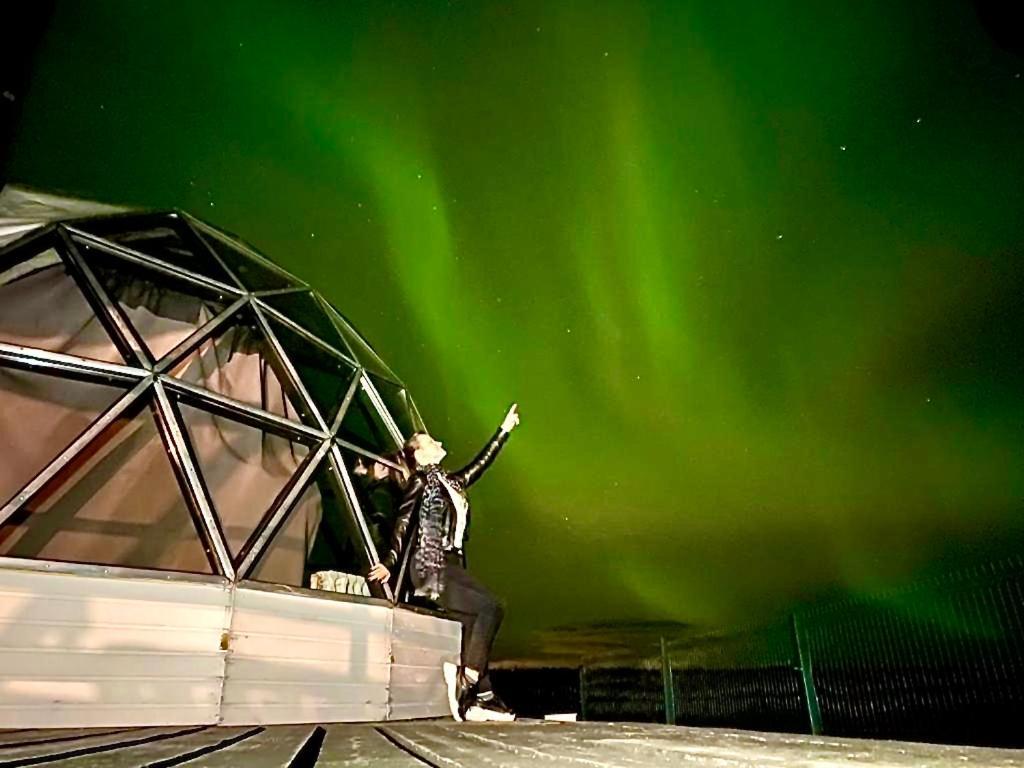 Глэмпинг Aurora Village Murmansk Exteriör bild